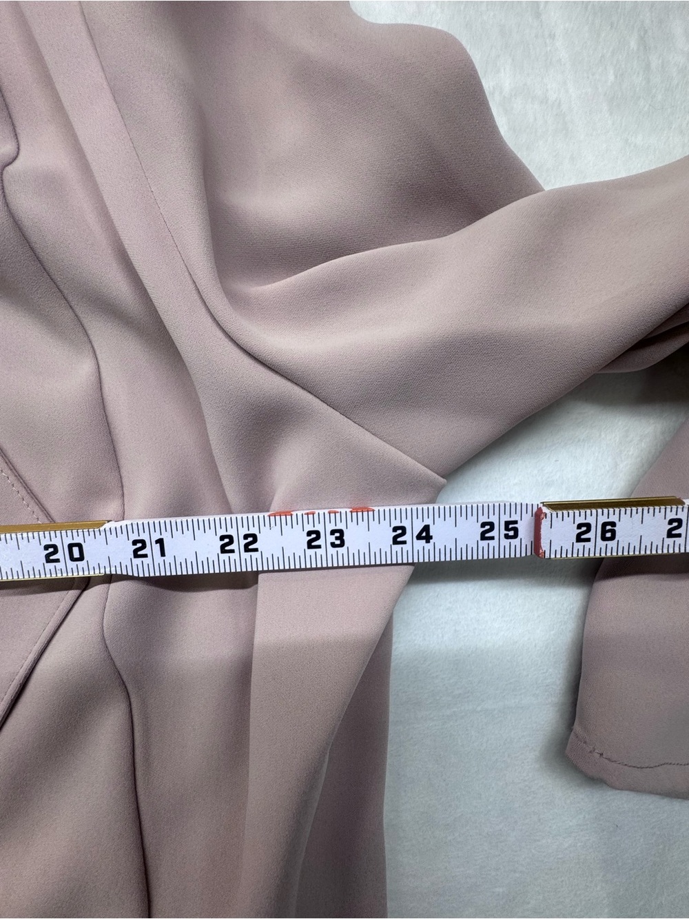 Nine West Soft Crepe Duster Jacket Blush Pink Open Front Drape Trench Size XL - Picture 7 of 12